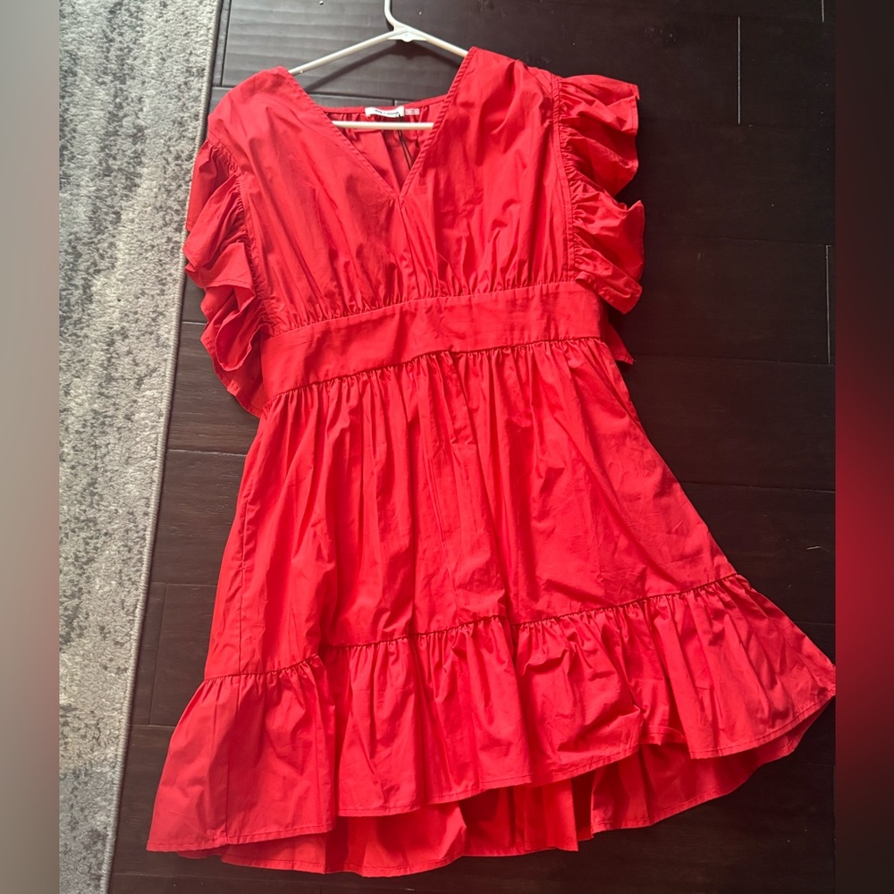 Indigo Scarlet V-Neck Dress
